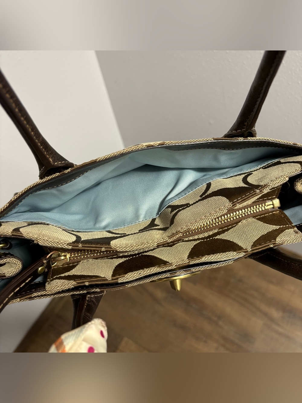 Vintage 2008 Coach Hamptons Madeline Signature Satchel (Style 12463) – Excellent - Picture 15 of 16